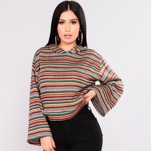 Never Worn! Striped for Success Top